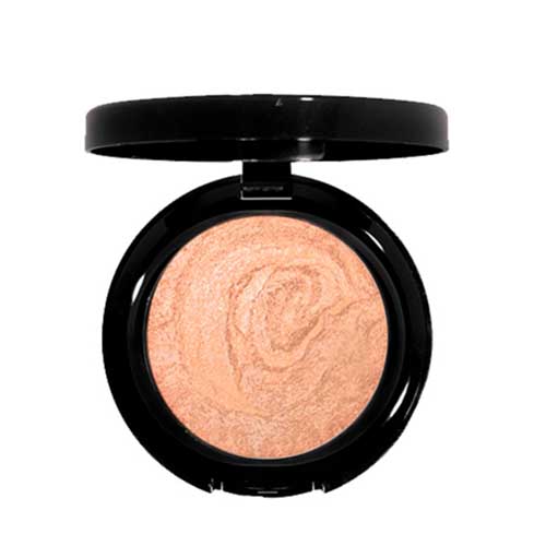 ELES Cosmetics Baked Finishing Powder in Diffused Light