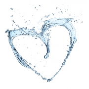 beauty collective - heart shaped water splash
