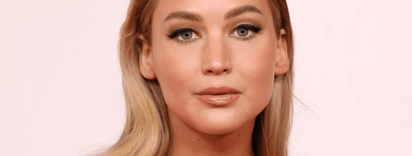 Jennifer Lawrence Oscars 2024 makeup look