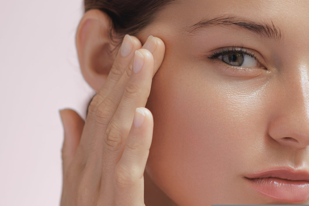 woman with glowing skin