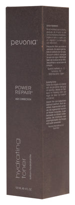 Pevonia Power Repair Age Correction Hydrating Toner bottle Boxed in packaging 120ml