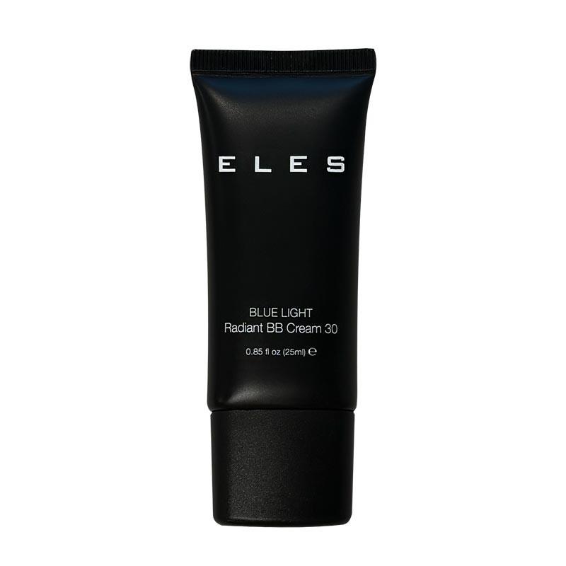 Black tube of ELES Blue Light Radiant BB Cream 30 on a white background
