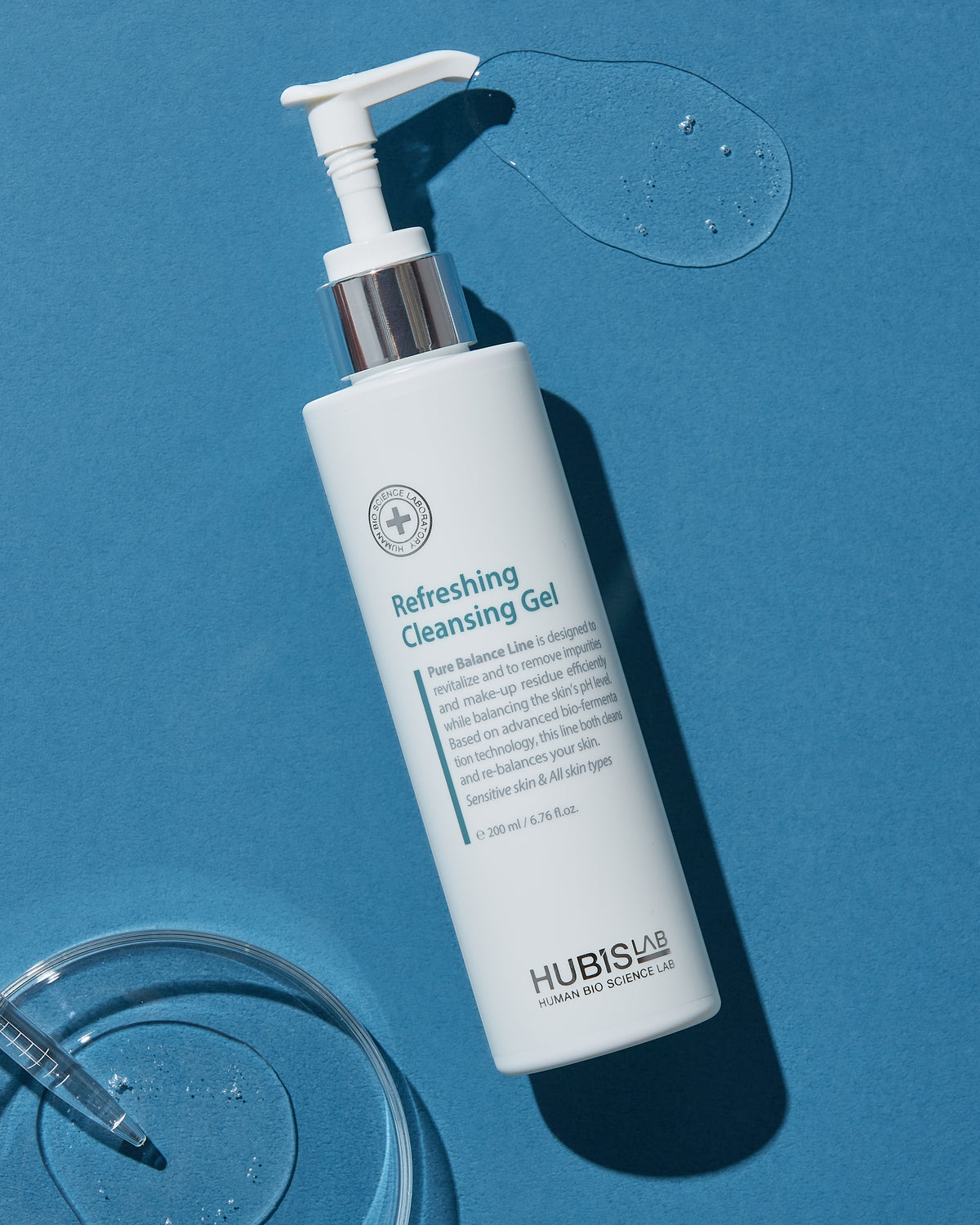 Hubislab skincare  pure_balance_line_Refreshing Cleansing Gel_blue