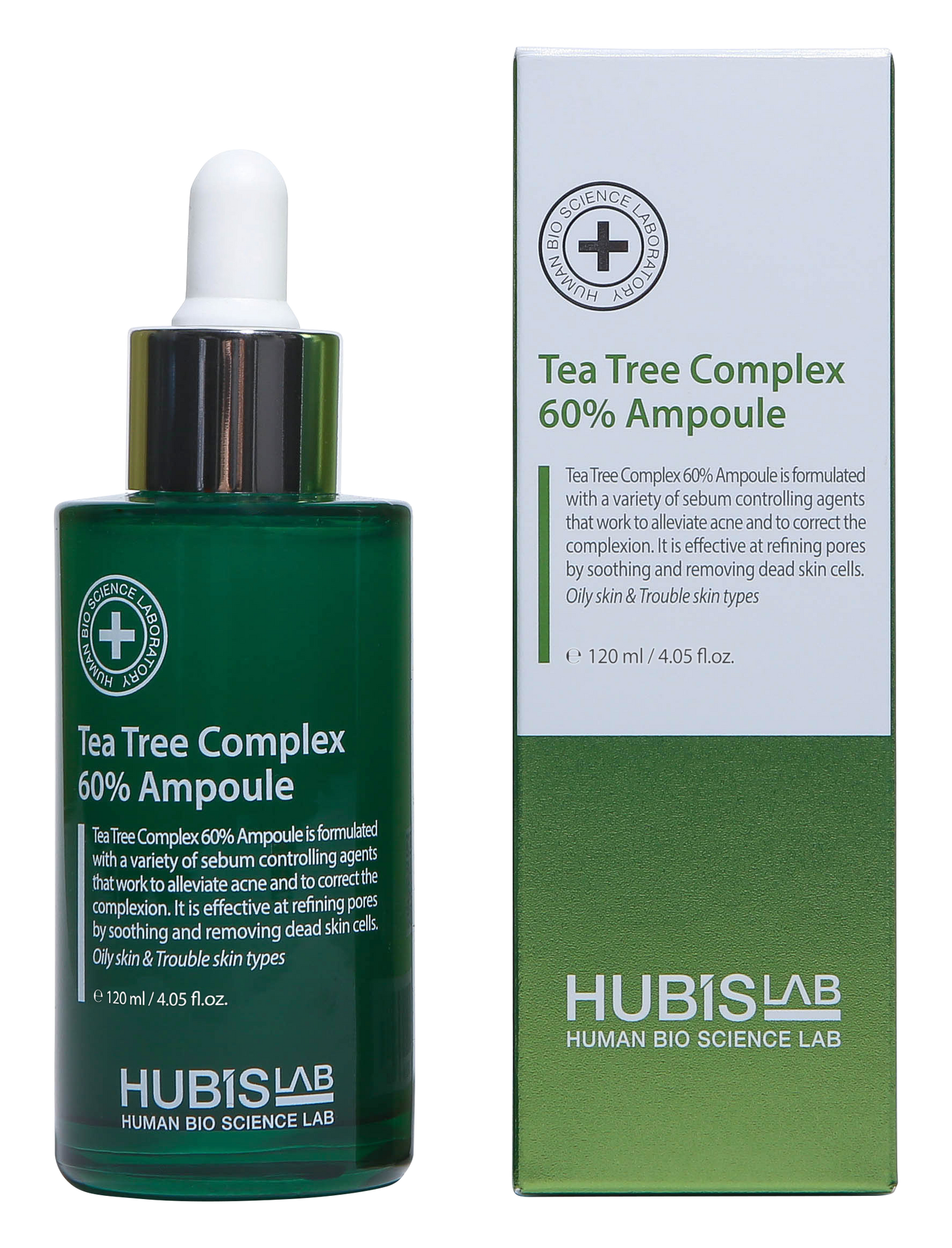 HUBISLAB A.C Clearing Tea Tree Complex 60% Ampoule - 50ml