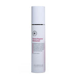 A white bottle with a black and red label, containing 'Derma Regener Moisturizer' by Hubislab.