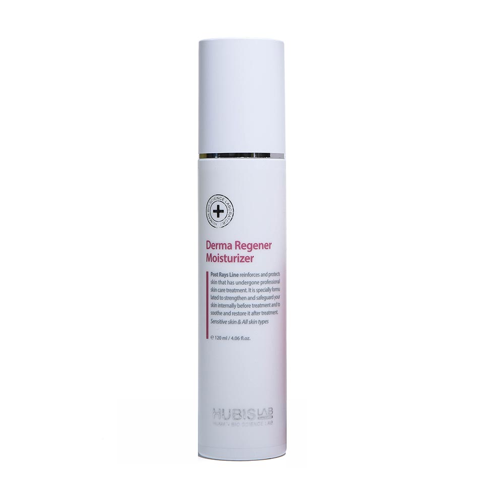 Derma Regener Moisturizer bottle on a white background