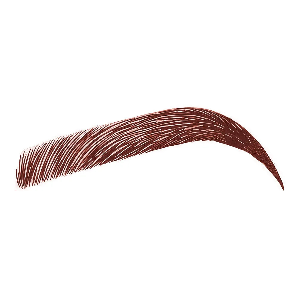Illustration of a brown eyebrow on a white background