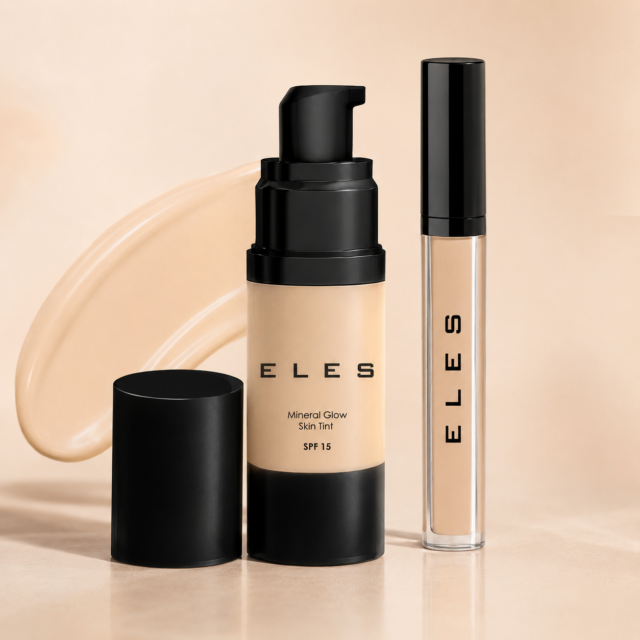ELES Cosmetics Skin Tint & Concealer Bundle
