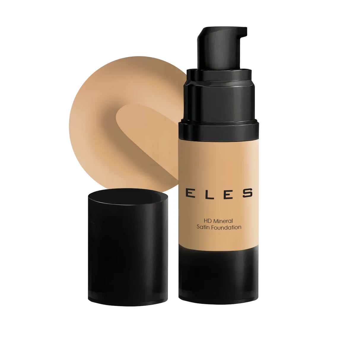 ELES foundation bottle on a white background