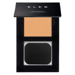 Compact powder in a black case with 'ELES' branding on a white background