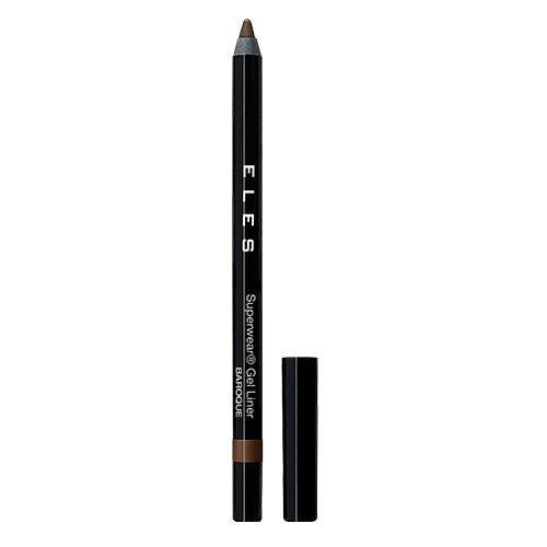 Eyeliner pencil with cap on a white background