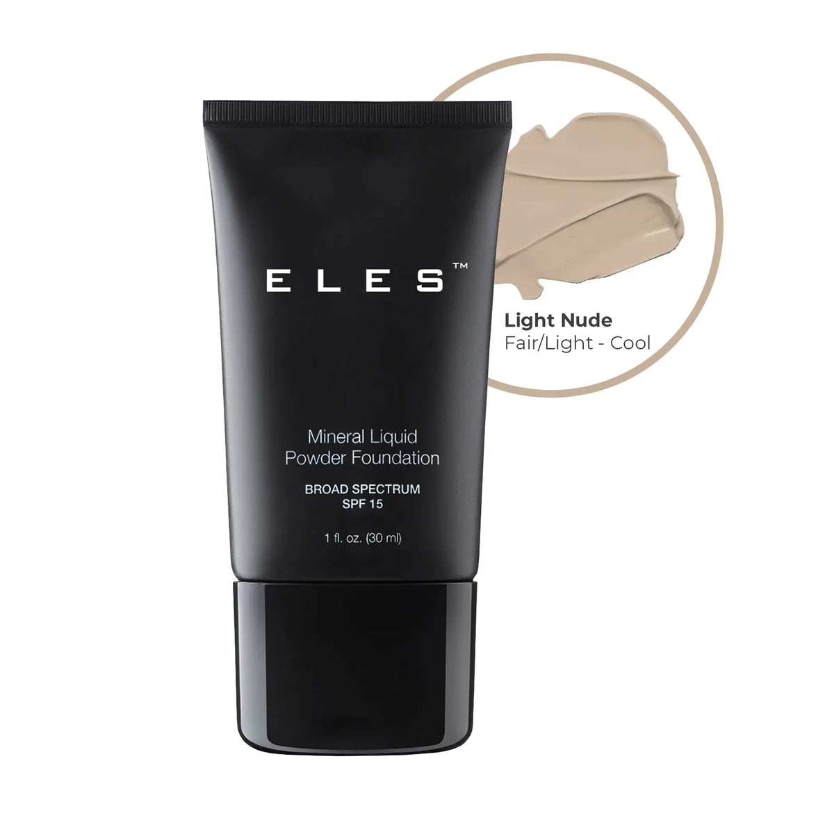ELES ELES Mineral Liquid Powder Foundation SPF 15 - 30ml.