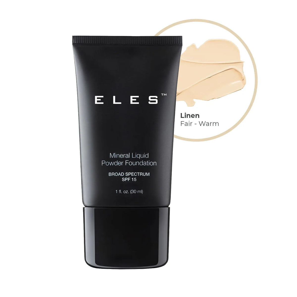 ELES ELES Mineral Liquid Powder Foundation SPF 15 - 30ml.