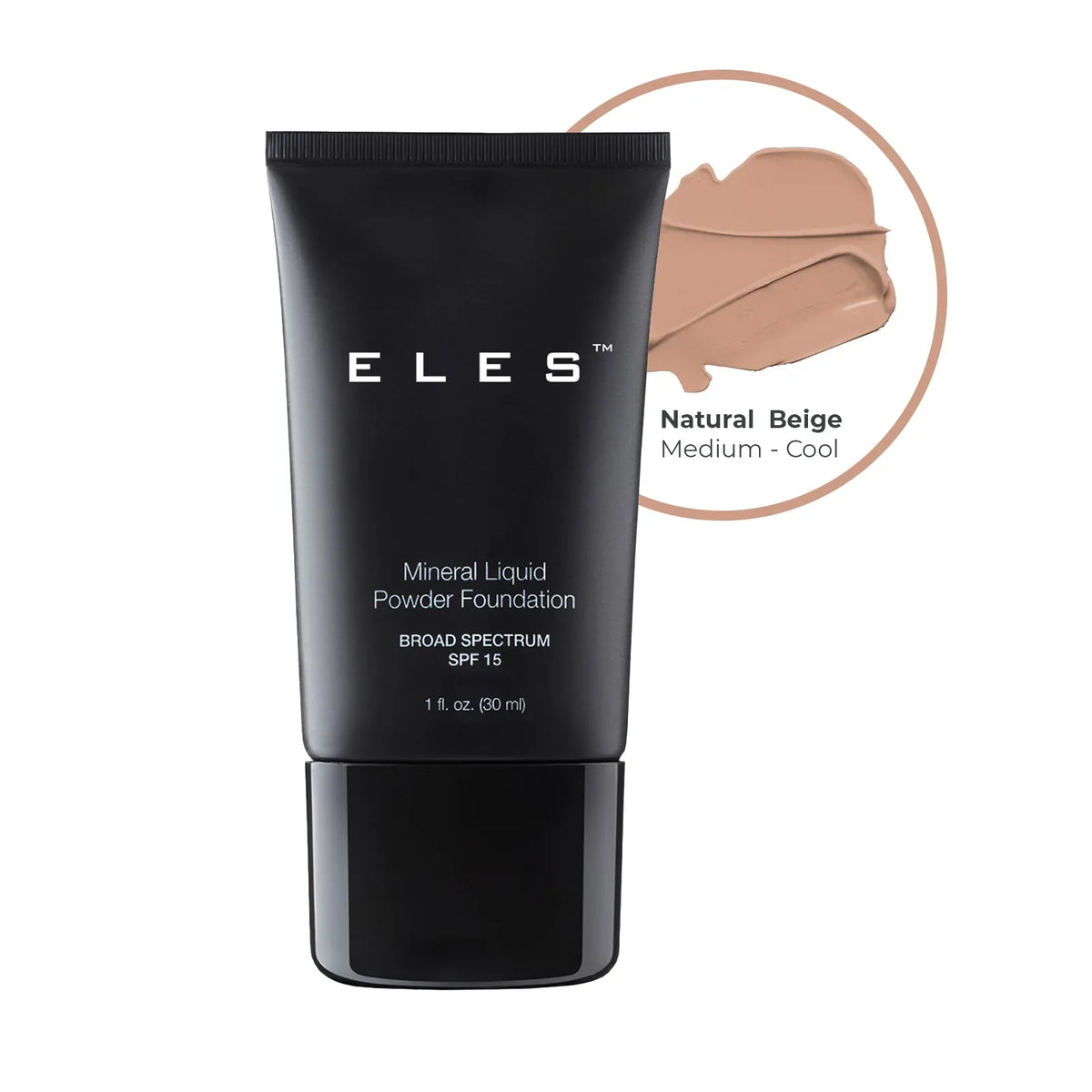 ELES ELES Mineral Liquid Powder Foundation SPF 15 - 30ml.
