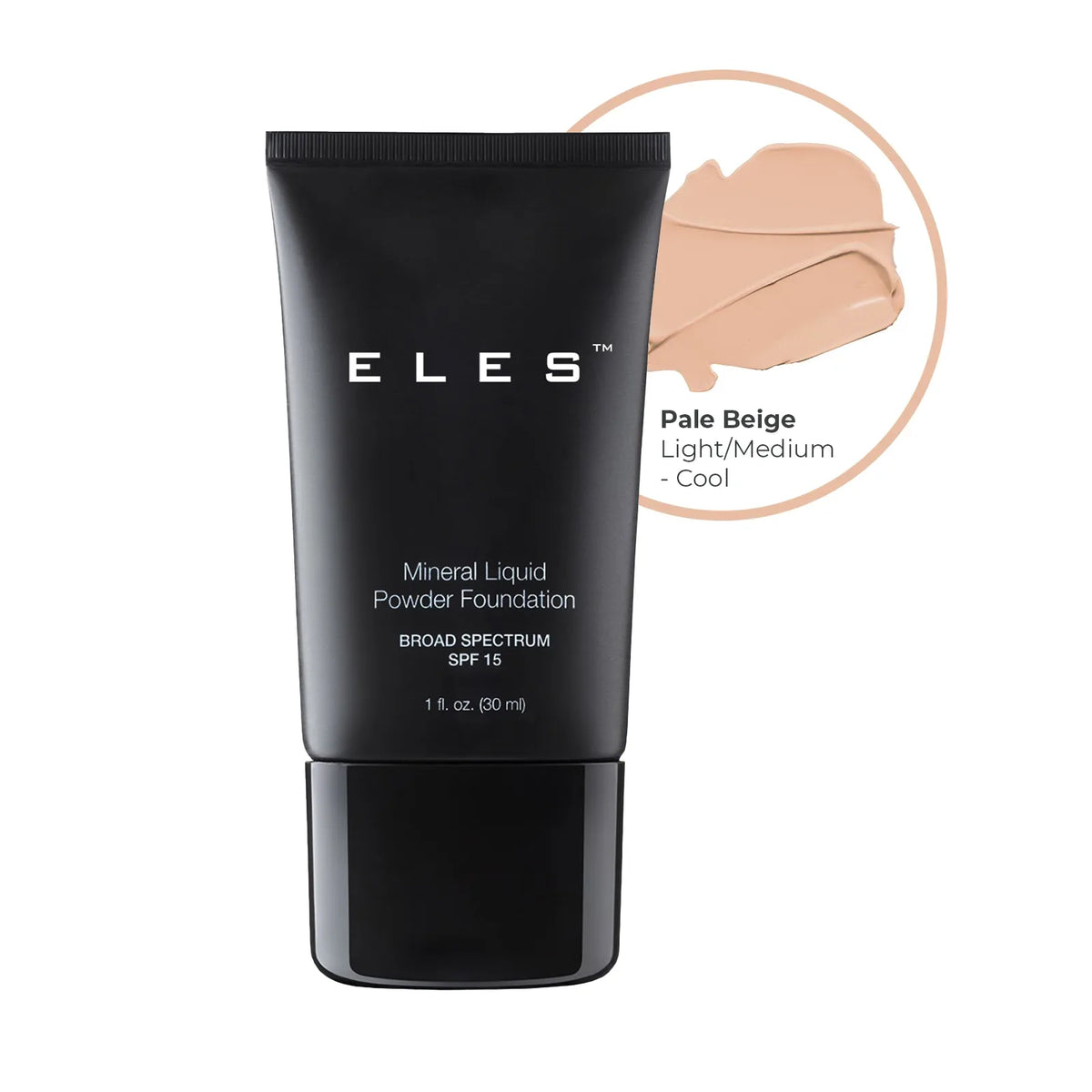 ELES ELES Mineral Liquid Powder Foundation SPF 15 - 30ml.