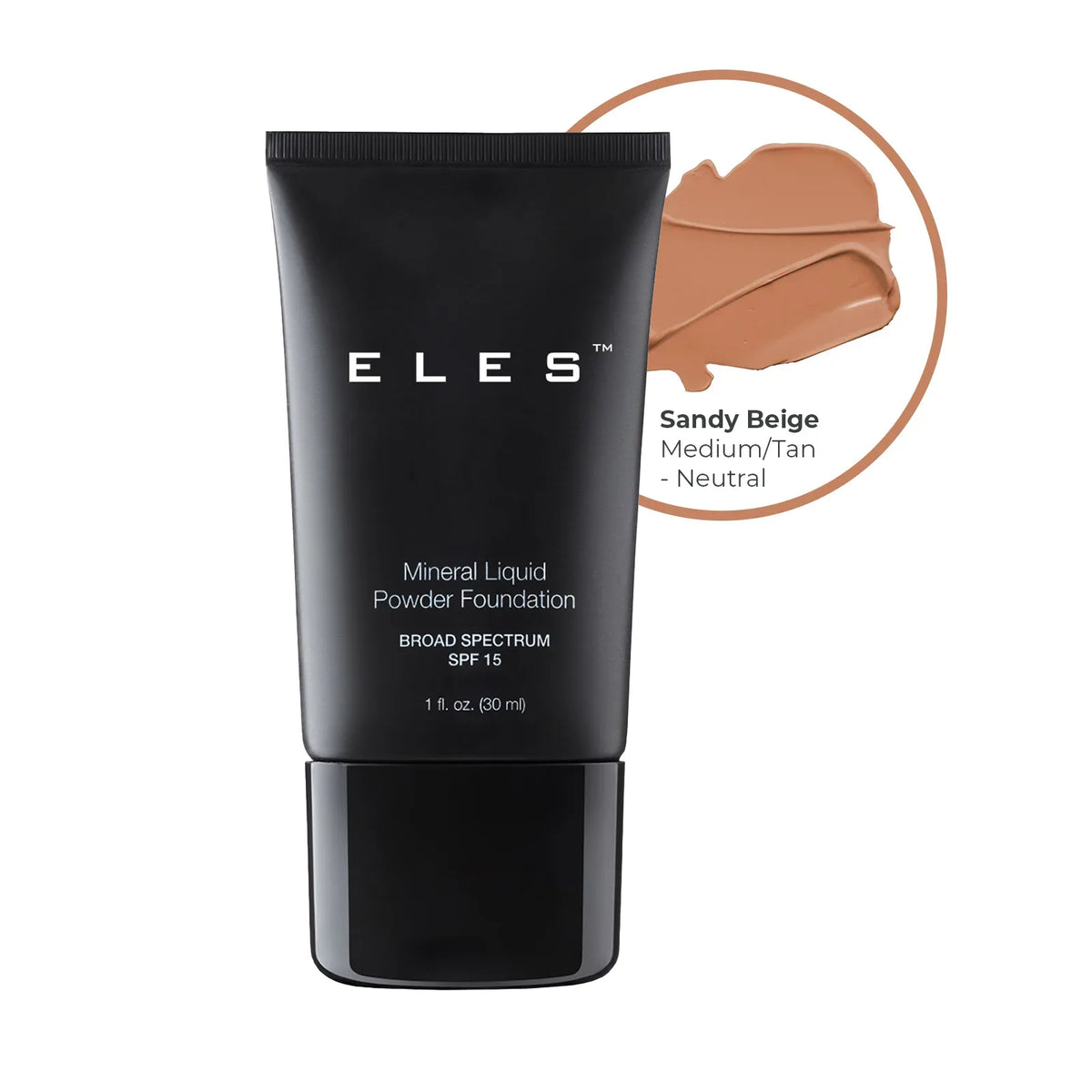 ELES ELES Mineral Liquid Powder Foundation SPF 15 - 30ml.