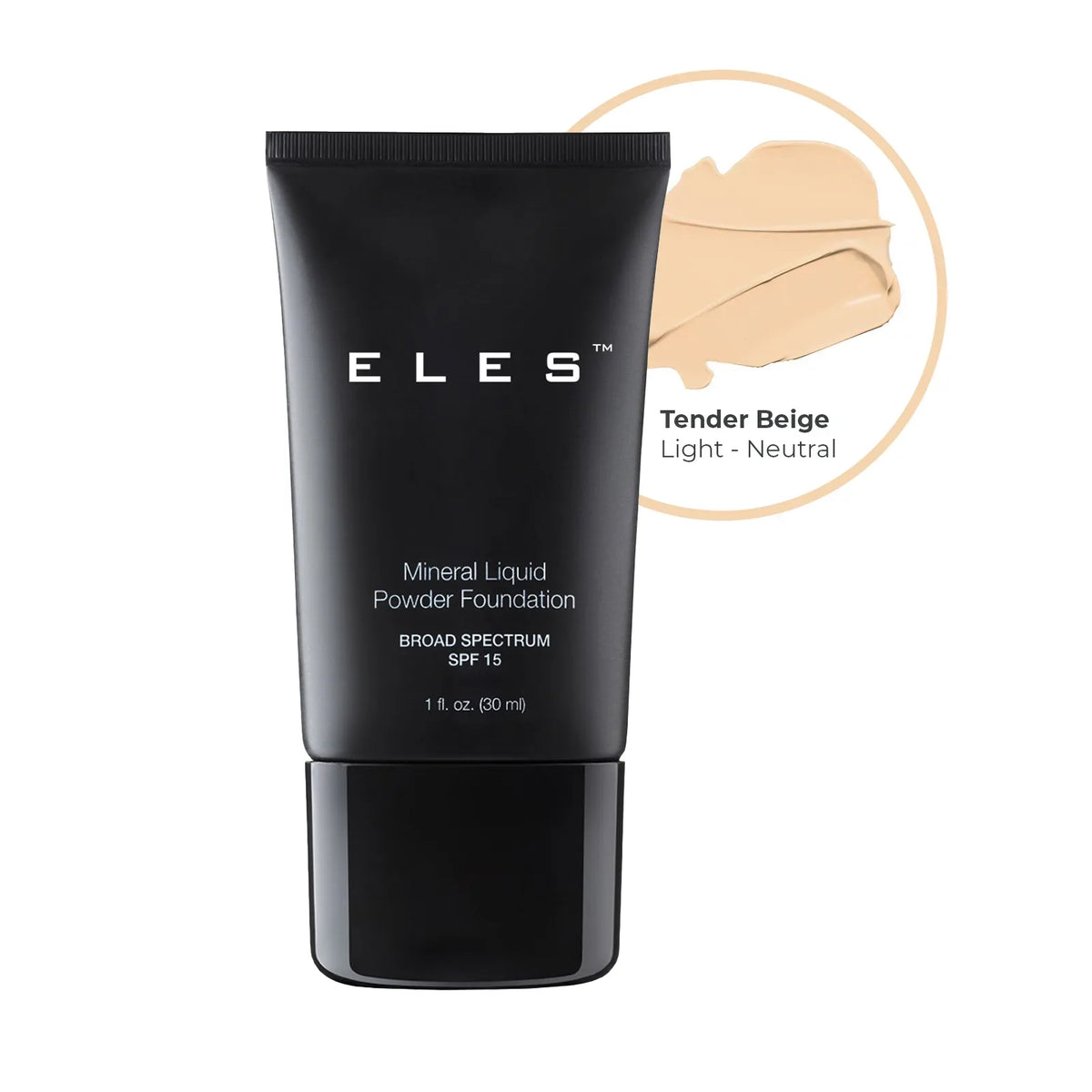 ELES ELES Mineral Liquid Powder Foundation SPF 15 - 30ml.