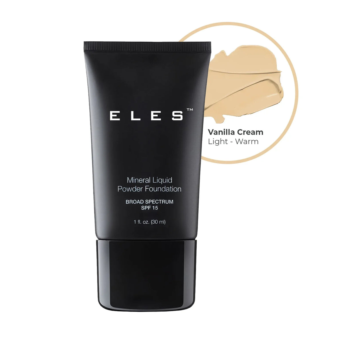 ELES ELES Mineral Liquid Powder Foundation SPF 15 - 30ml.
