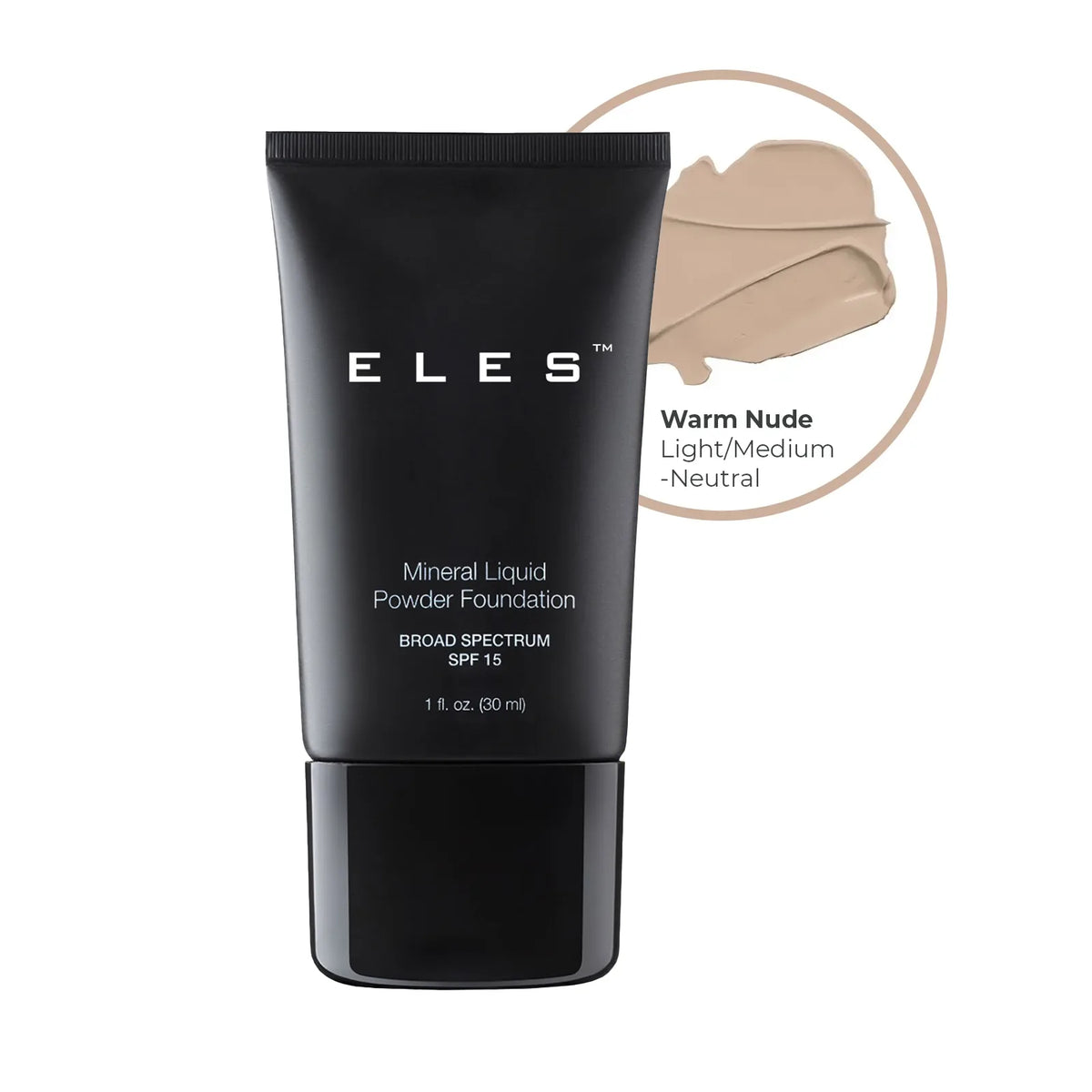 ELES ELES Mineral Liquid Powder Foundation SPF 15 - 30ml.