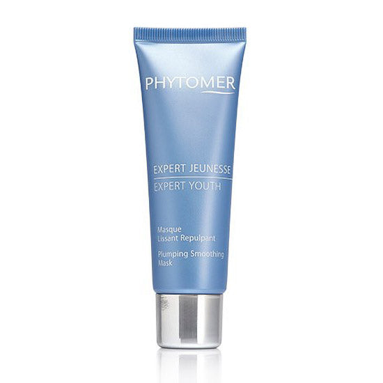 A tube of Phytomer Expert Youth Plumping Smoothing Mask against a white background.