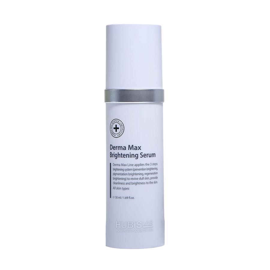 Hubislab Derma Max Brilliance Serum 50ml for dull skin brightness, even tone, deep hydration and enhanced radiance.