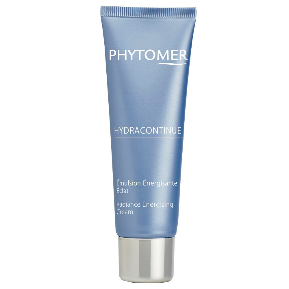 A tube of Hydra continue radiance energizing cream on a white background