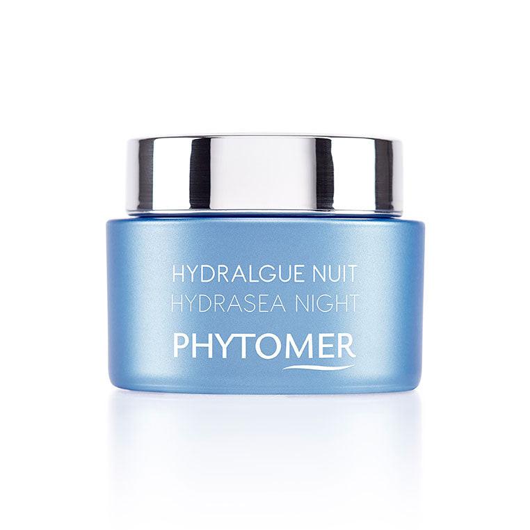 Phytomer Hydrasea Night Plumping Rich Cream 50ml on a white background