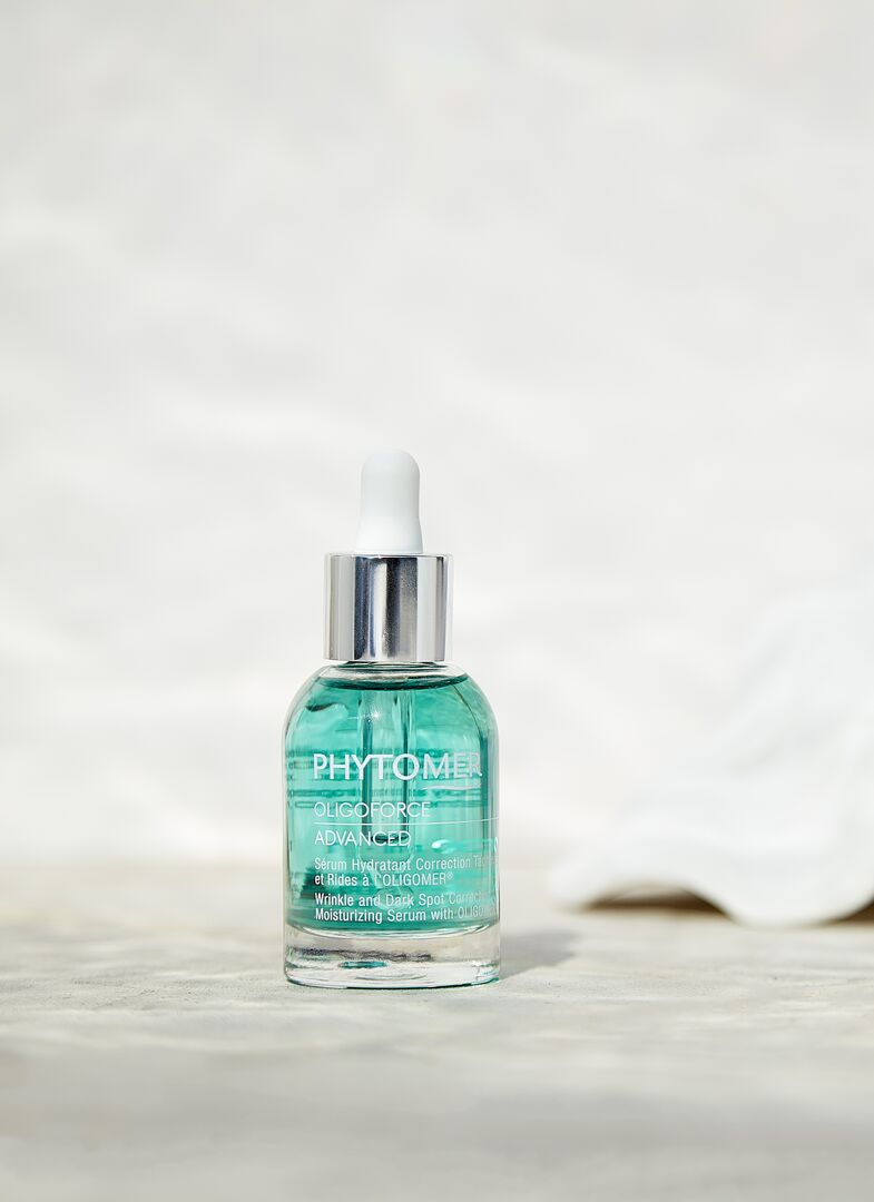 Phytomer Oligoforce Advanced Serum 30ml with a white cap on a light background