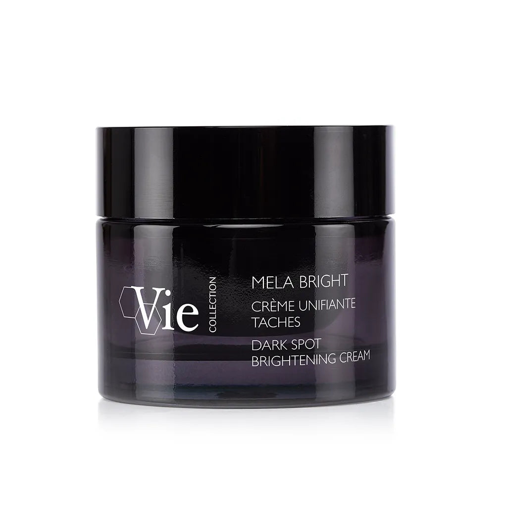 VIE COLLECTION Mela Bright Dark Spot Brightening Cream 50ml jar on a white background