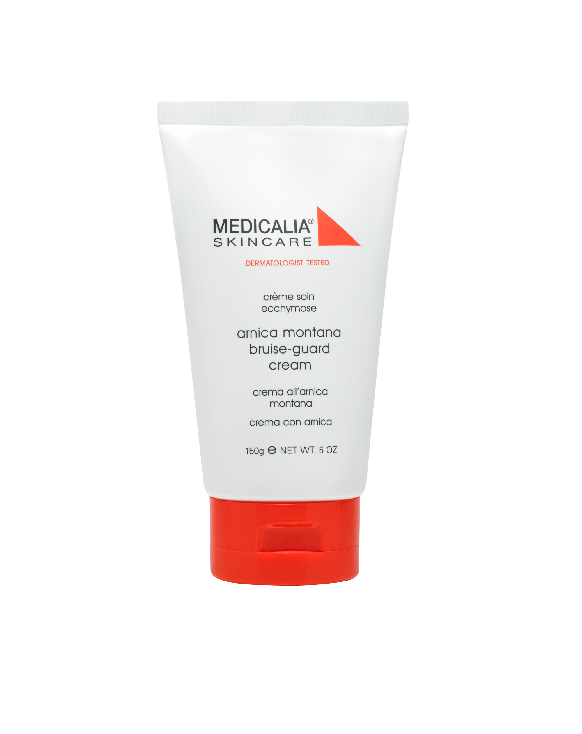 Tube of Medicala Arnica Montana Bruise-Guard Cream 150ml on a white background