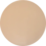 A compact powder foundation with a beige color tone, packaged in a black case with a sleek design.