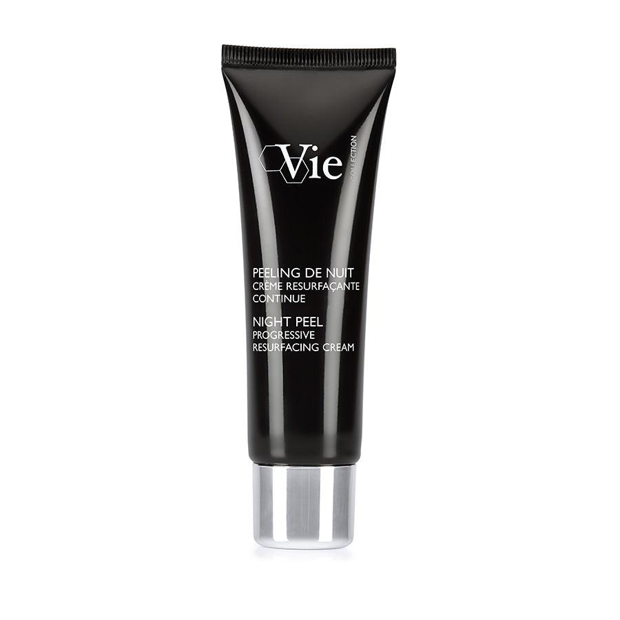 Vie Collection Night Peel Progressive Resurfacing Cream 50ml on a white background