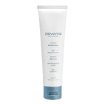 A tube of Pevonia tension relief gel 100g with a white body and blue cap against a plain background.