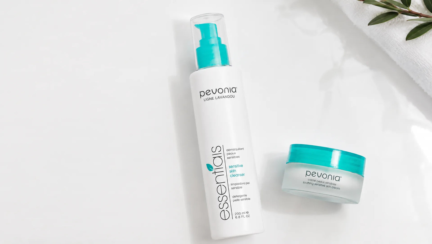 Pevonia Sensitive Skin Ritual Bundle on a white background
