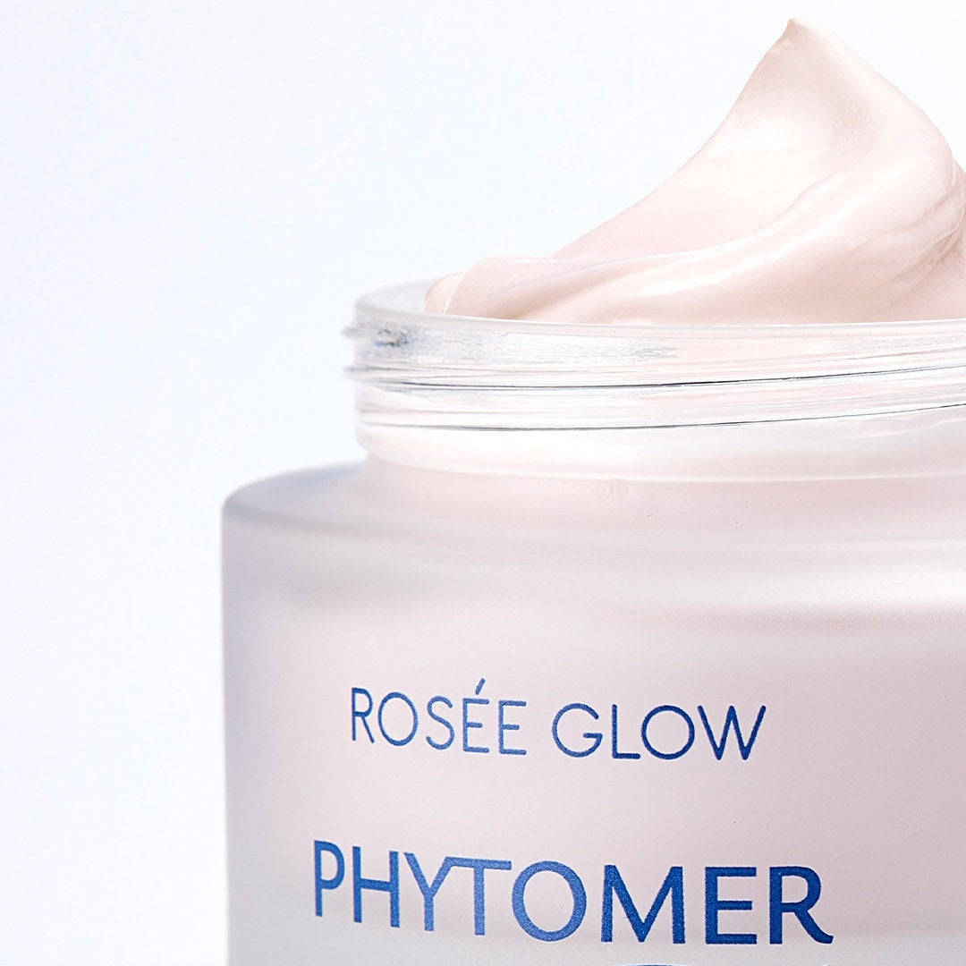 Phytomer Rosee Glow - Vitamin Radiance Plumping Cream on a white background