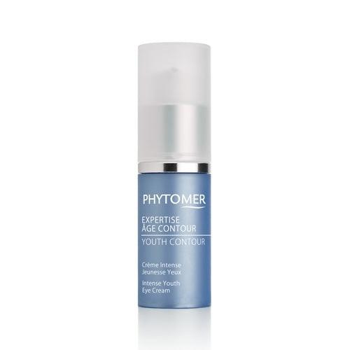 Phytomer eye cream bottle on a white background