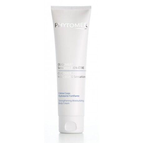 White tube of Phytomer skin care product on a white background