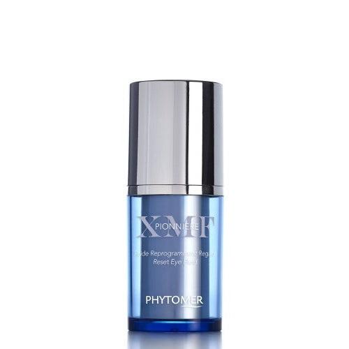 PHYTOMER Pionniere XMF Reset Eye Fluid - 15ml bottle with silver cap on a white background