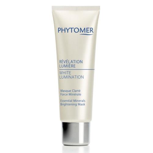 Phytomer white luminization brightening mask tube on a white background