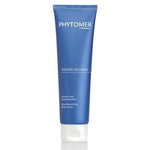 Blue tube of Phytomer body cream on a white background