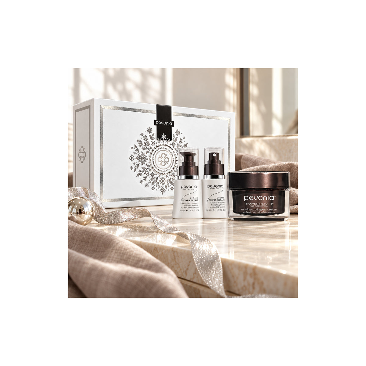 PEVONIA Power Repair Collagen Gift Box — Power Repair Collagen Gift Pack - lifestyle