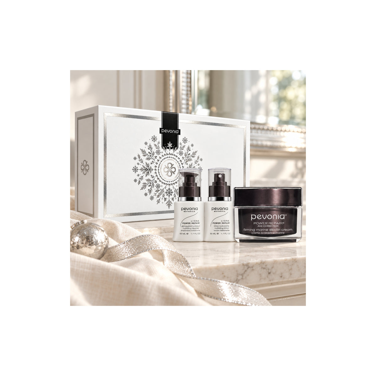 PEVONIA Power Repair Elastin Gift Box — Power Repair Elastin Gift Pack - lifestyle