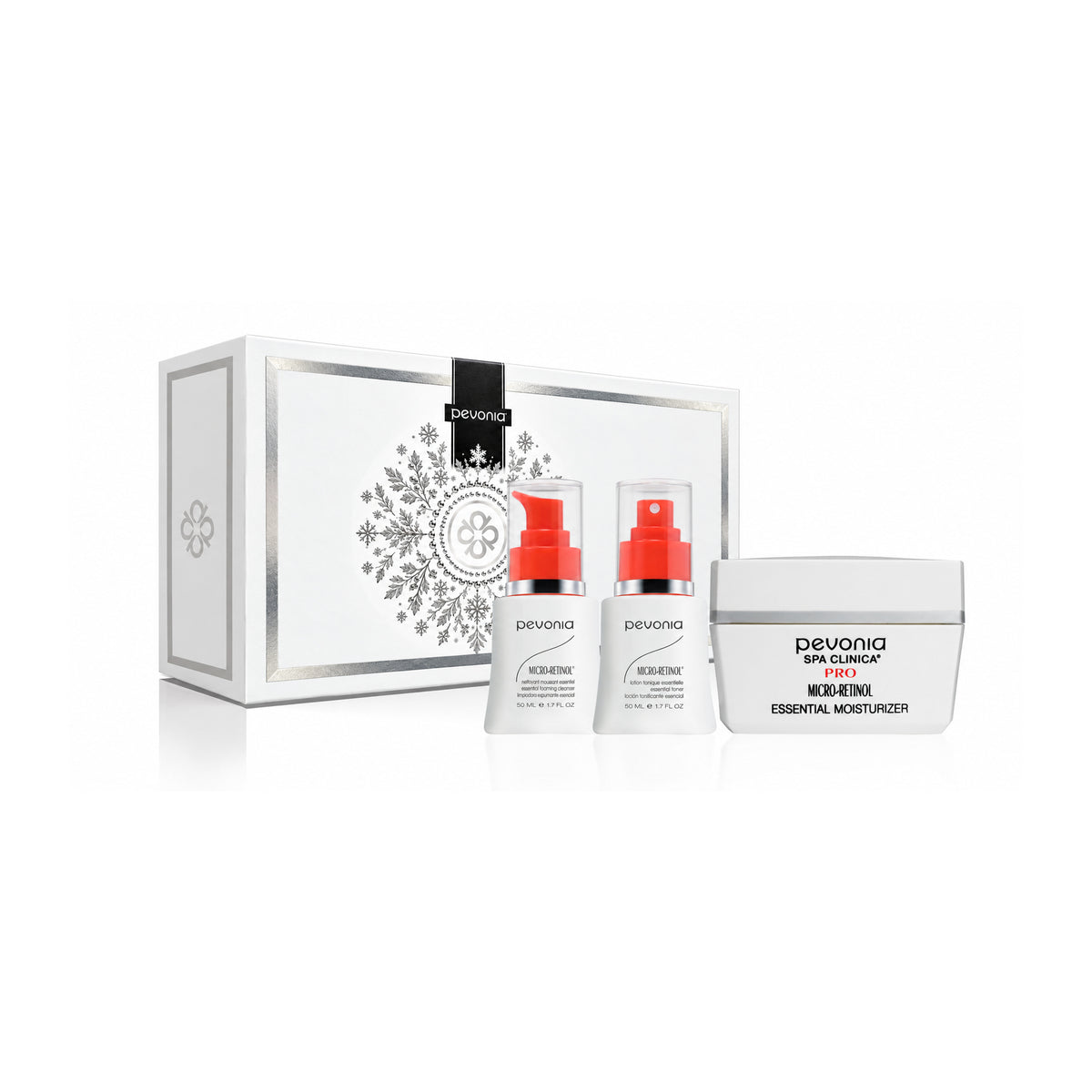 PEVONIA Micro Retinol Essential Gift Box — Packshot