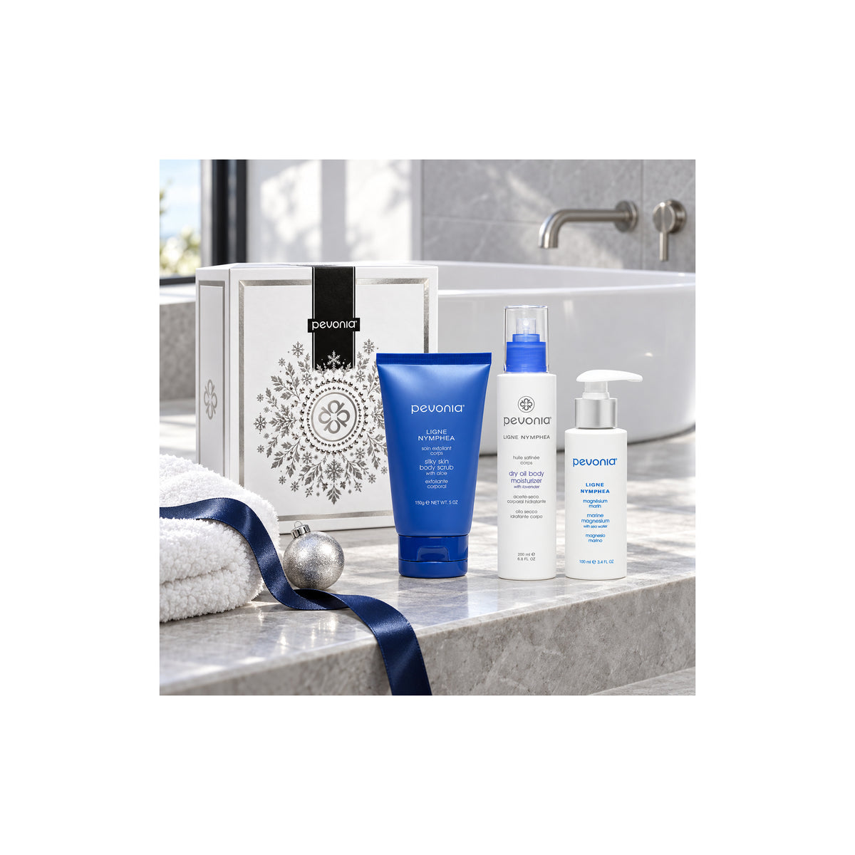 PEVONIA BODY REJUVENATION GIFT BOX — Body Rejuvenation Gift Set - lifestyle