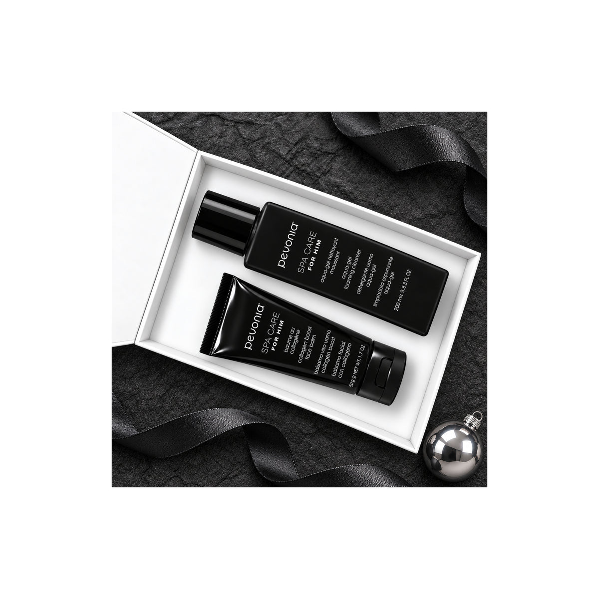 Pevonia Men's Gift Pack — Pevonia Men's Gift Pack - open box