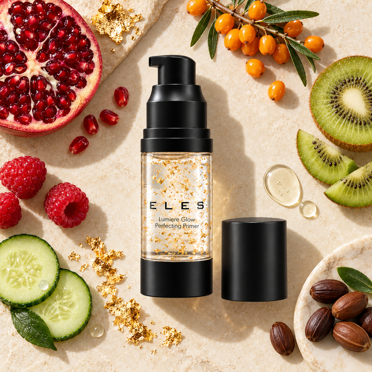 ELES Lumiere Glow Perfecting Primer key ingredients