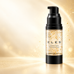ELES Lumiere Glow Perfecting Primer in warm gold light