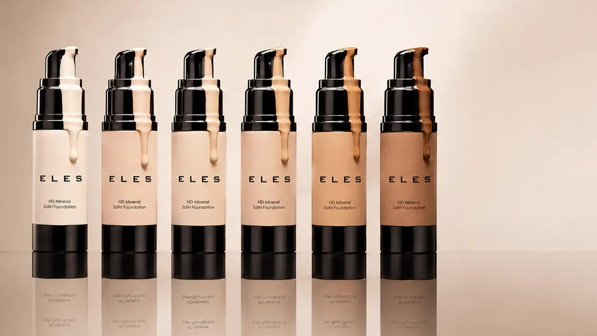 ELES Makeup mineral satin foundation