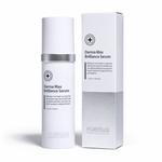 Hubislab Derma Max Brilliance Serum 50ml bottle with matching box packaging on a clean white studio background.
