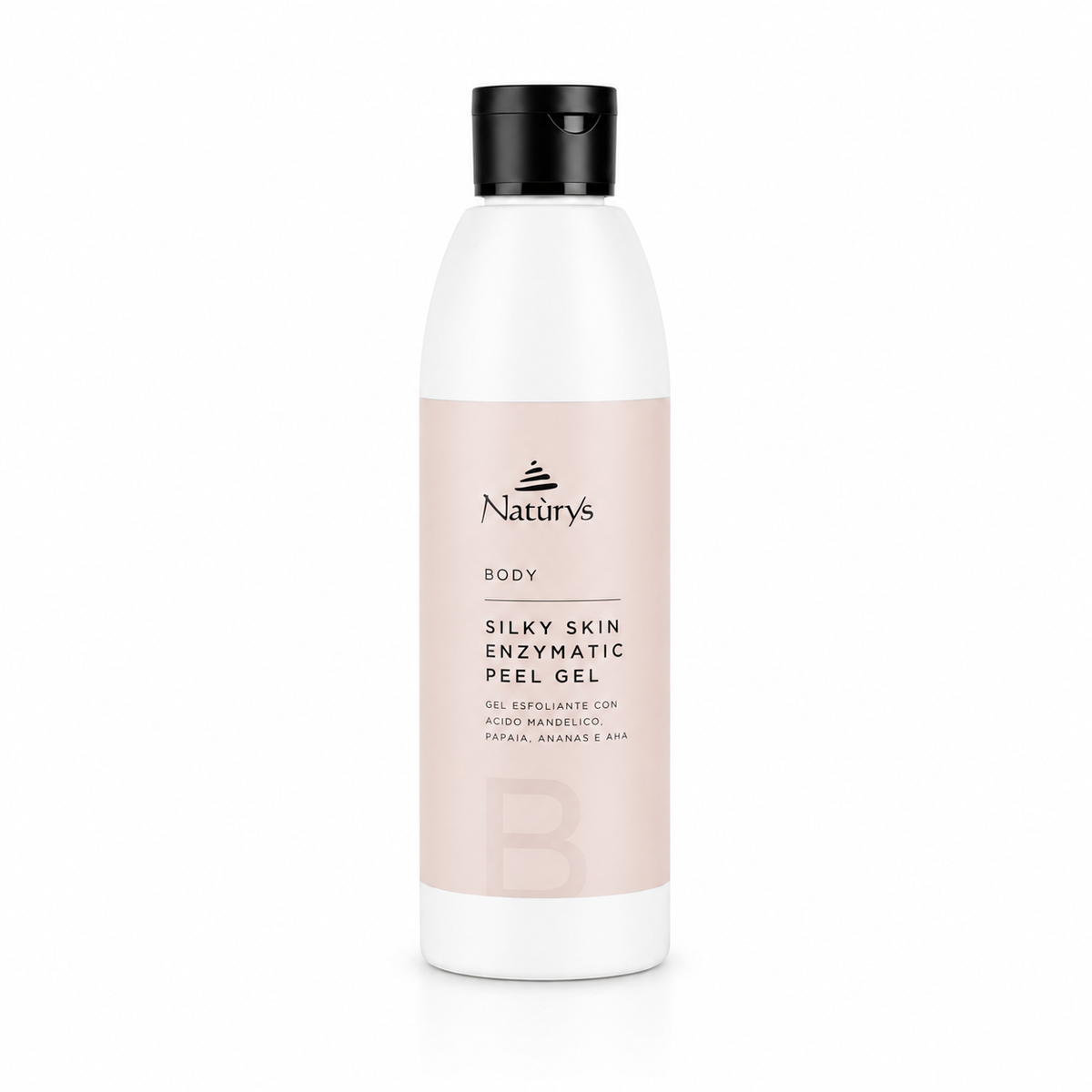 Naturys Body Silky Skin Enzymatic Peel Gel 250ml gentle body exfoliating gel with fruit enzymes to smooth, renew and brighten skin